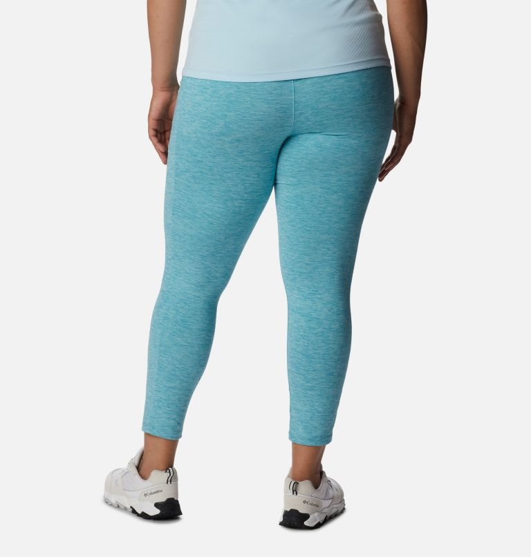Women's Columbia Weekend Adventure 7/8 Leggings Turquoise | Plus Size CA-Y386A